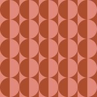 Seamless pattern of circle and square abstract shapes vector