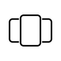 View similar products icon in line style design isolated on white background. Editable stroke. vector