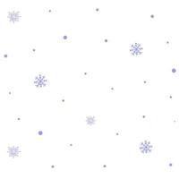 nieve que cae, fondo de copos de nieve. ilustración para impresión, cubiertas y embalaje. la imagen se puede utilizar para tarjetas de felicitación, carteles, pegatinas y textiles. aislado sobre fondo blanco. vector