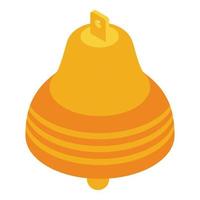 Subscription bell icon, isometric style vector