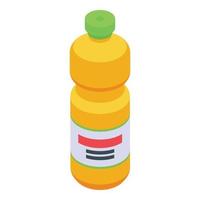 Gmo drink icon, isometric style vector