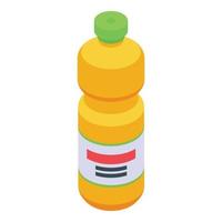 Gmo drink icon, isometric style vector