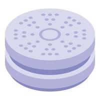 Smart sensor icon, isometric style vector