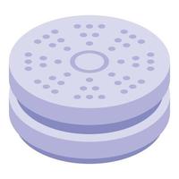 Smart sensor icon, isometric style vector