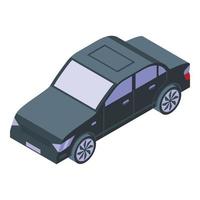 icono de túnel de coche, estilo isométrico vector