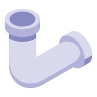 Control pipe icon, isometric style vector