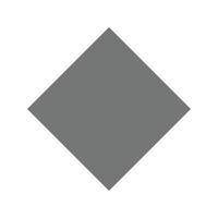 Diamond II Flat Greyscale Icon vector