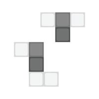 Bricks Flat Greyscale Icon vector