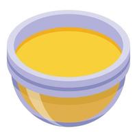 Fresh canola icon, isometric style vector