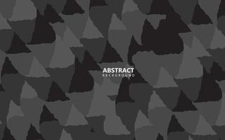 Abstract triangle shape black background vector