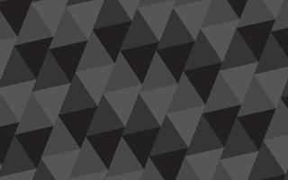 Abstract triangle shape black background vector