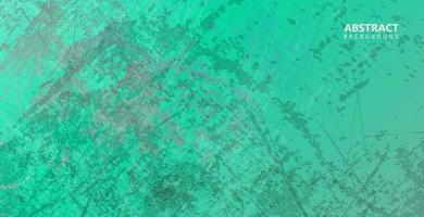 Abstract grunge texture green color background vector