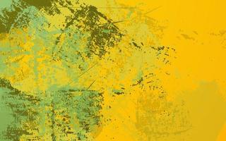 Abstract grunge texture yellow and green color background vector