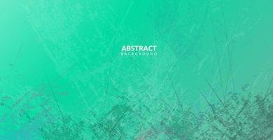 Abstract grunge texture green color background vector