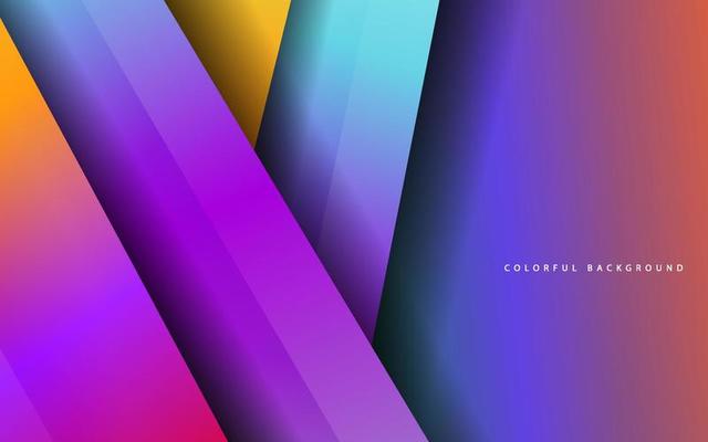 Abstract papercut overlap layer colorful background