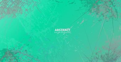 Abstract grunge texture green color background vector