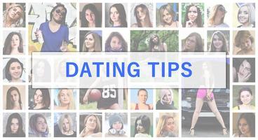 Dating tips. The title text is depicted on the background of a c photo