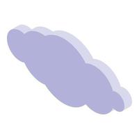 Shape cloud icon, isometric style vector