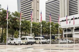 Kuala Lumpur Malaysia 2018 Typical colorful busy streets in Kuala Lumpur Malaysia. photo