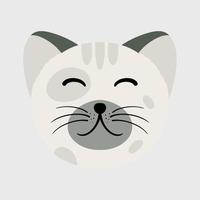 animales lindo gato vector