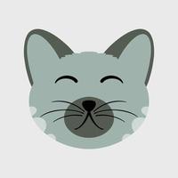 animales lindo gato vector