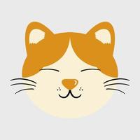 animales lindo gato vector