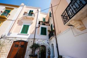 Street of old city Bari, Puglia, South Italy. photo