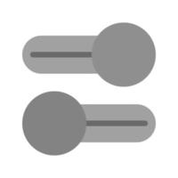 Multiple Switches Flat Greyscale Icon vector