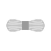 Yarn Flat Greyscale Icon vector