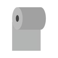 Cleaning Roll Flat Greyscale Icon vector