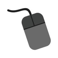 Mouse Flat Greyscale Icon vector