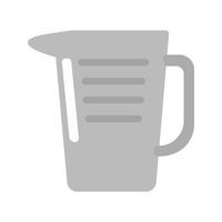 Pitcher Flat Greyscale Icon vector