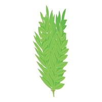 Rosemary branch icon, isometric style vector