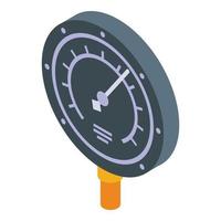 Manometer icon, isometric style vector