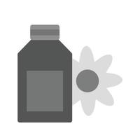 Scented Lotion Flat Greyscale Icon vector
