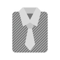 Staff Flat Greyscale Icon vector