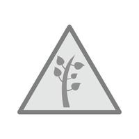 Environment Flat Greyscale Icon vector