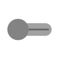 Switch Off Flat Greyscale Icon vector