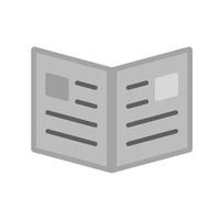 Press Releases Flat Greyscale Icon vector