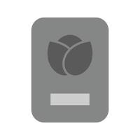 Furnace Flat Greyscale Icon vector