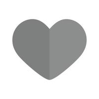 Favorite Flat Greyscale Icon vector