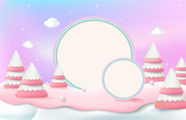 Display background for product presentation, Christmas tree, and promotion display.
