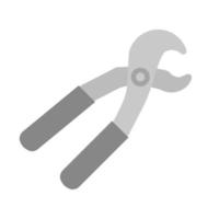 Extracting Flat Greyscale Icon vector