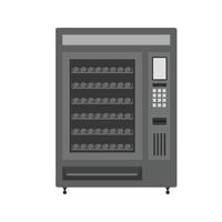 Vending Machine Flat Greyscale Icon vector