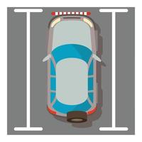 Compact suv icon, isometric style vector