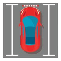 Sport car icon, isometric style vector