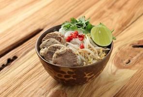 Vietnam Pho Noodle with Sliced Beef photo