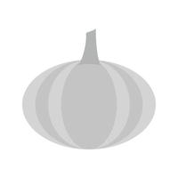 Pumpkin I Flat Greyscale Icon vector