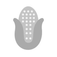 Corn Flat Greyscale Icon vector