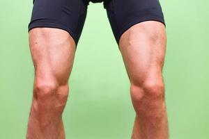 Quadriceps muscles in tension photo